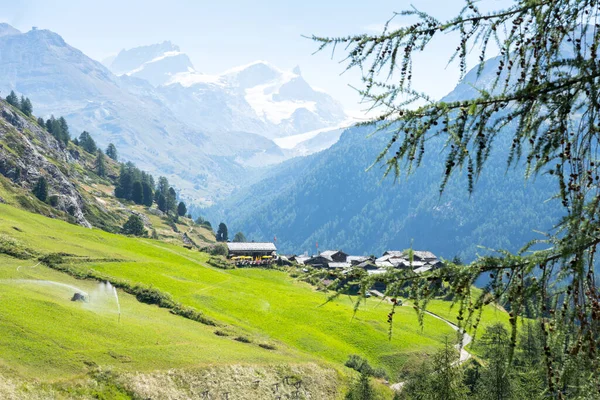 Swiss Alpine Landscape Zermatt —  Fotos de Stock