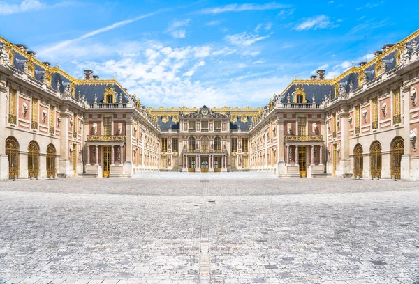 Vista Palácio Versalhes Paris França Fotos De Bancos De Imagens