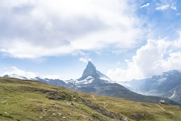 瑞士Zermatt著名的马特宏峰高山景观 — 图库照片