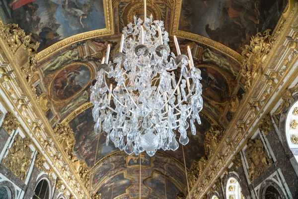 フランス ヴェルサイユ宮殿 2021年8月12日 鏡の間 ギャラリー グラス ヴェルサイユ宮殿 フランス — ストック写真