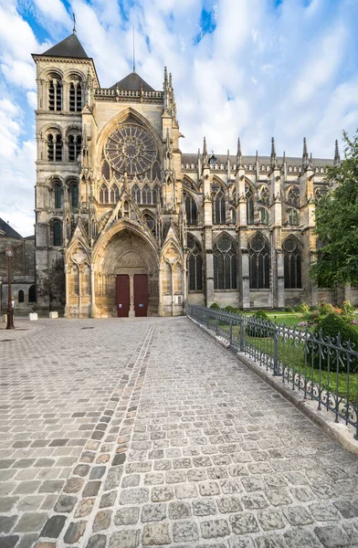 Chalons Cathedral Franska Cathdrale Saint Etienne Chalons Romersk Katolsk Kyrka — Stockfoto