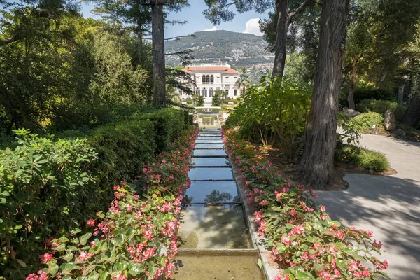 Gardens of famous Villa Ephrussi de Rothschild in Nice, France