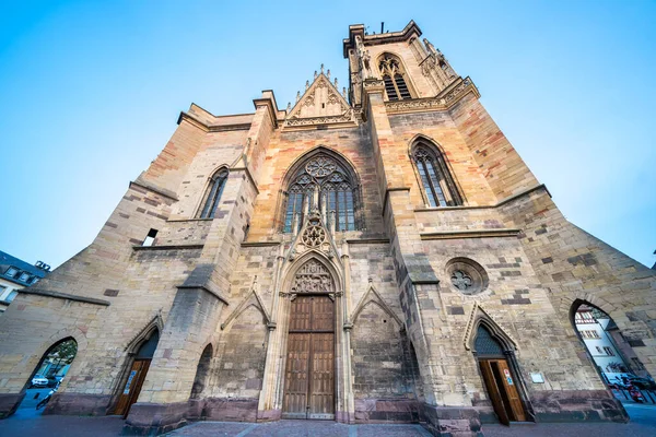 Kathedraal Van Saint Martin Eglise Saint Martin Colmar Frankrijk — Stockfoto