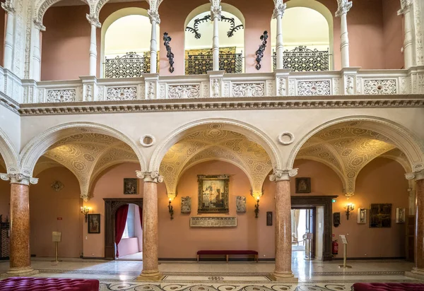 Εσωτερικό Της Διάσημης Villa Ephrussi Rothschild Στη Νίκαια Γαλλία — Φωτογραφία Αρχείου