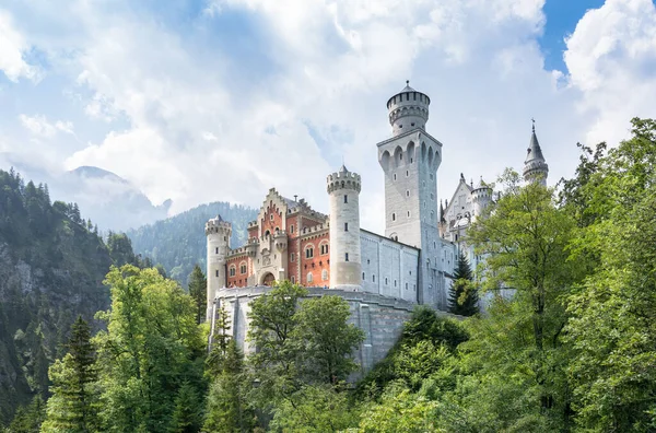 Zamek Neuschwanstein Bawarii Niemcy — Zdjęcie stockowe