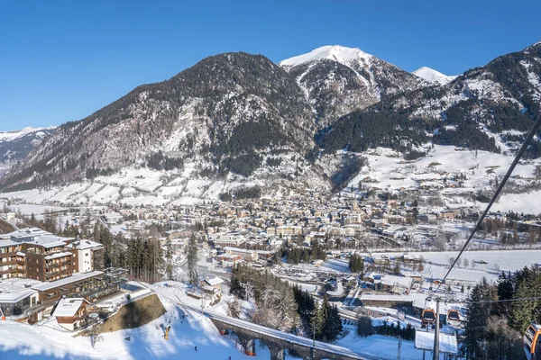 Montanhas Estância Esqui Bad Hofgastein Inverno Áustria — Fotografia de Stock