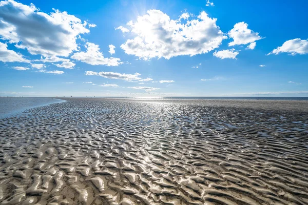 Sankt Peter Ording, Almanya 'da Kuzey Denizi Plajı