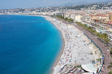 Nice 'deki Fransız Rivierası (Cote d' Azur)