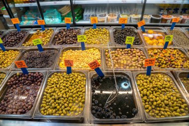 Kudüs 'teki Doğu Pazarı - Zeytinler