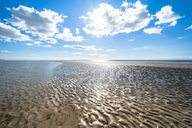 Sankt Peter Ording, Almanya 'da Kuzey Denizi Plajı