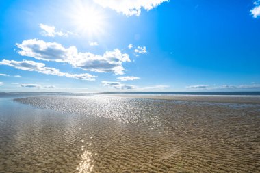 Sankt Peter Ording, Almanya 'da Kuzey Denizi Plajı