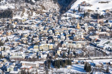 Dağlar kayak merkezi Bad Hofgastein, Avusturya