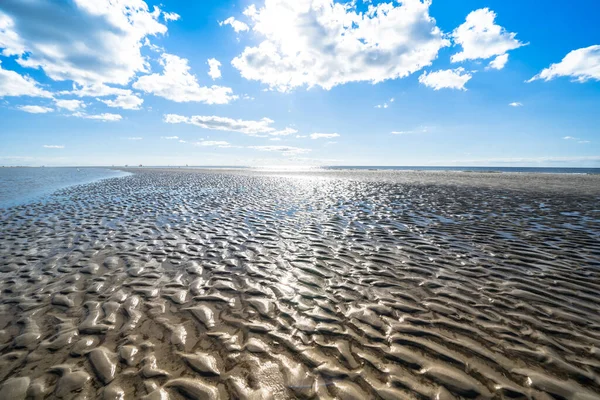 stock image North Sea beach in Sankt Peter Ording, Germany
