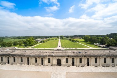 Ünlü ortaçağ şatosu Chateau de Chambord, Fransa