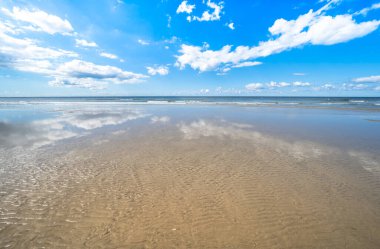 Sankt Peter Ording, Almanya 'da Kuzey Denizi Plajı