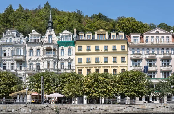 Karlovy Vary Famosa Ciudad Balneario República Checa —  Fotos de Stock