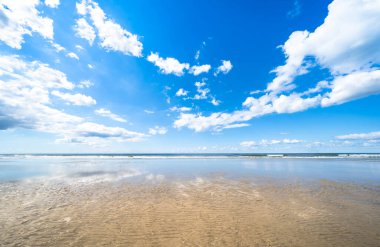 Sankt Peter Ording, Almanya 'da Kuzey Denizi Plajı