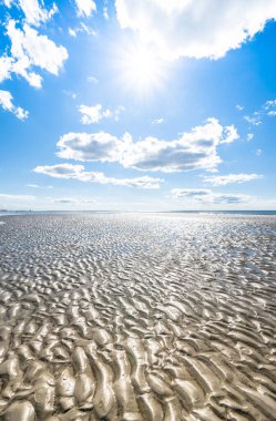 Sankt Peter Ording, Almanya 'da Kuzey Denizi Plajı