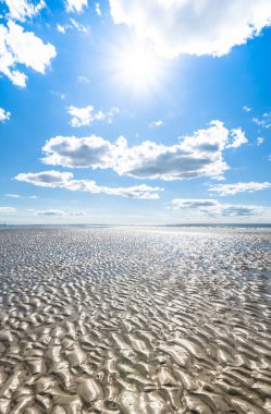 Sankt Peter Ording, Almanya 'da Kuzey Denizi Plajı