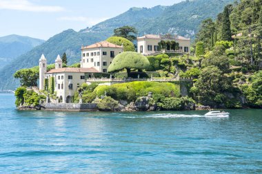Dünyaca ünlü Villa del Balbianello Como Gölü, İtalya