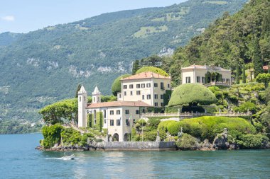 Dünyaca ünlü Villa del Balbianello Como Gölü, İtalya