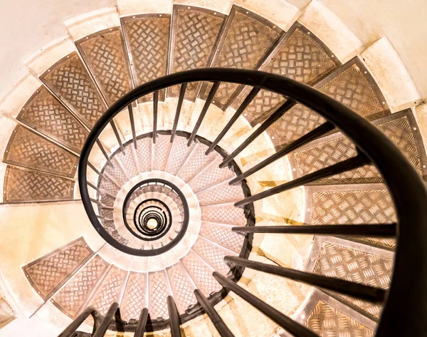 Spiral Stairs Arc Triomphe Paris France — Stock Photo, Image