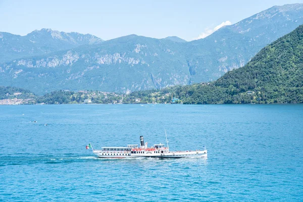 Scénický Pohled Světoznámé Jezero Como Itálie — Stock fotografie