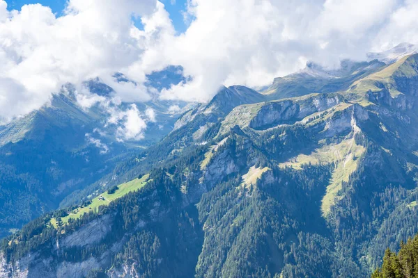 Vista Fantástica Schynige Platte Interlaken Suíça — Fotografia de Stock