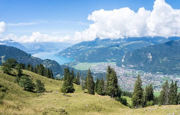 Fantastisch Uitzicht Vanaf Schynige Platte Interlaken Zwitserland — Stockfoto