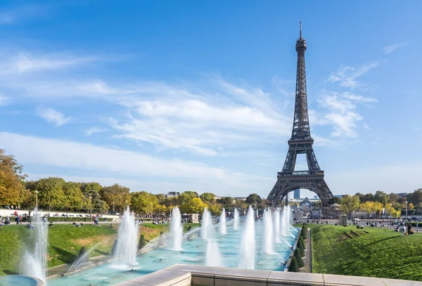 Eiffeltornet Hösten Paris Frankrike — Stockfoto
