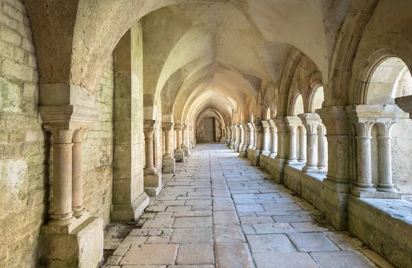Famous Cistercian Abbey Fontenay France — Stock Photo, Image