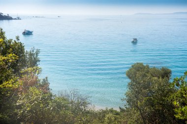 Cannes, Fransa yakınlarındaki ünlü Plage de Jean Blanc