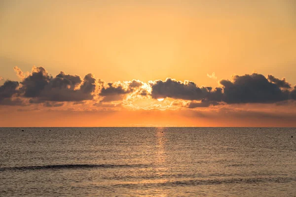 Beautiful Sunset Beach Clouds — Stock Photo, Image