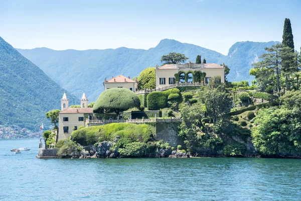 이탈리아 호수에 세계적으로 빌라델 — 스톡 사진