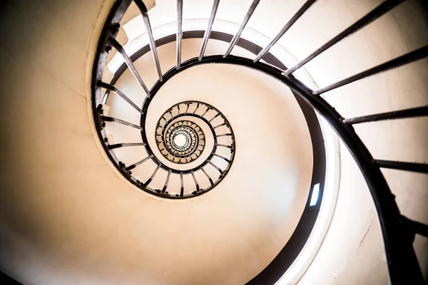 Spiral Stairs Arc Triomphe Paris France — Stock Photo, Image
