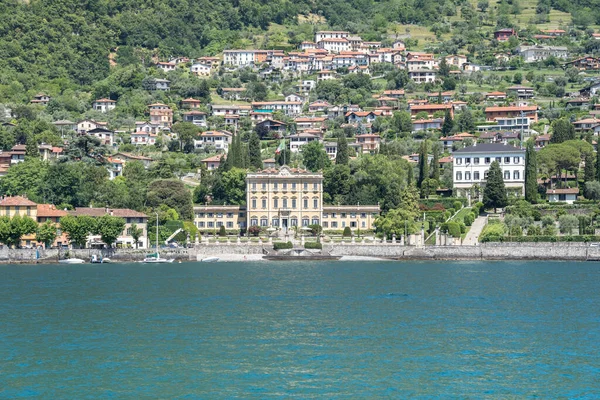 Villa Famous Ιταλική Λίμνη Κόμο Ιταλία — Φωτογραφία Αρχείου