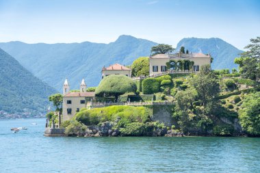 Dünyaca ünlü Villa del Balbianello Como Gölü, İtalya