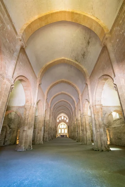 Berömd Cistercier Kloster Fontenay Frankrike — Stockfoto