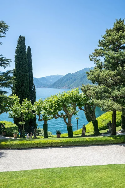 Γραφική Άποψη Του Παγκοσμίου Φήμης Λίμνη Κόμο Ιταλία — Φωτογραφία Αρχείου