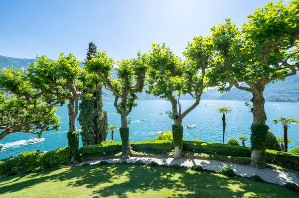 Scenic view of world famous Lake Como, Italy