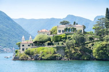 Dünyaca ünlü Villa del Balbianello Como Gölü, İtalya