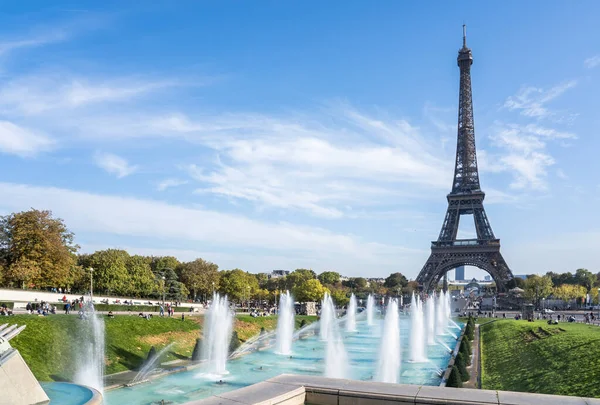 Eiffeltornet Hösten Paris Frankrike — Stockfoto