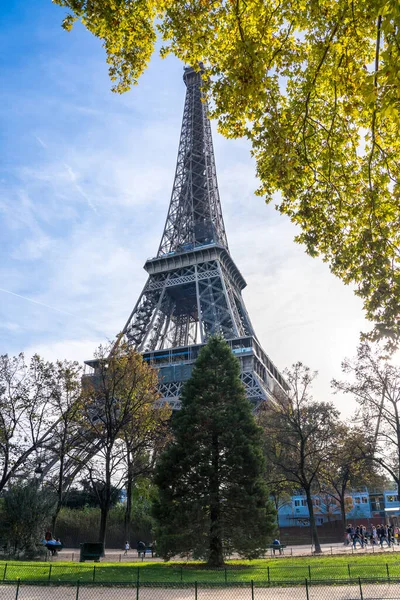 Torre Eiffel Outono Paris França — Fotografia de Stock