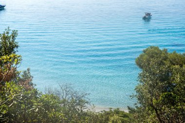 Cannes, Fransa yakınlarındaki ünlü Plage de Jean Blanc