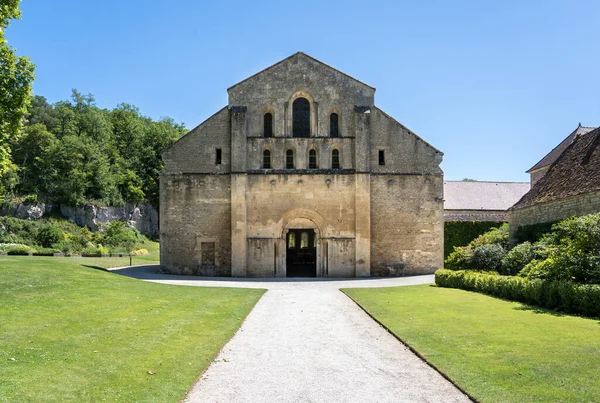 Famosa Abadia Cisterciense Fontenay França — Fotografia de Stock