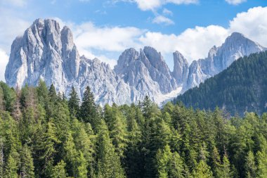 Langkofel (Sassolungo), Dolomites dağları, Güney Tyrol, İtalya