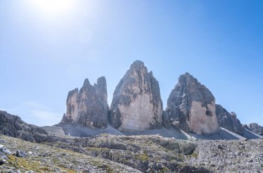 Tre Cime di Lavaredo (Drei Zinnen), Dolomiti di Sesto (Sextener Dolomiten), İtalya