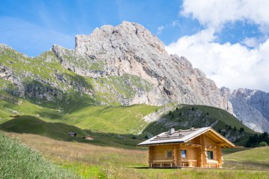World famous Seceda peak in Dolomites Alps, South Tyrol (Alto Adige), Italy clipart