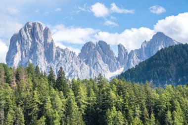 Langkofel (Sassolungo), Dolomites dağları, Güney Tyrol, İtalya