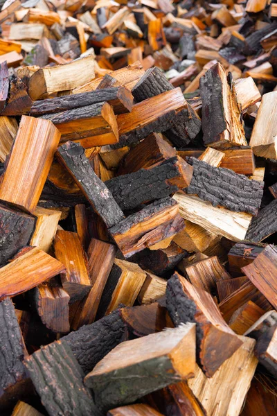 Yakılmaya Hazır Büyük Bir Odun Yığını — Stok fotoğraf